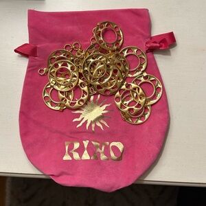 RIXO Gold Chain Belt